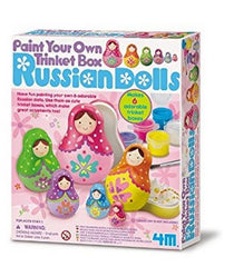 4M Paint Your Own Trinket Box Russian Dolls