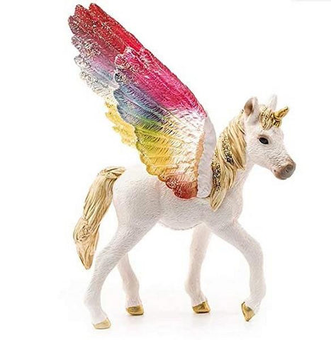 Schleich Winged Rainbow Unicorn Foal (70577)