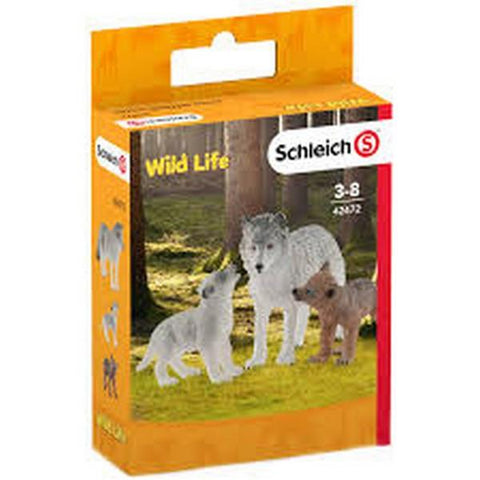 Schleich Mother Wolf with Pups (42472)