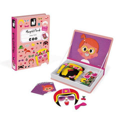 Janod Magneti'book Crazy Faces Girl