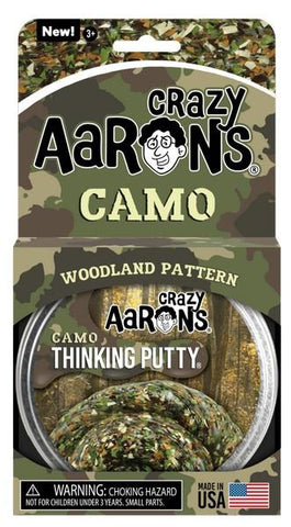 Crazy Aaron's Thinking Putty Woodland Camo