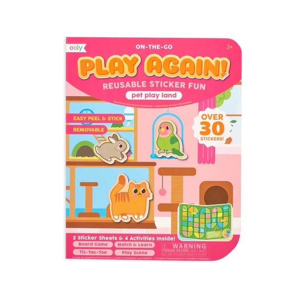 Ooly Play Again Reuseable Sticker Activity Kit
