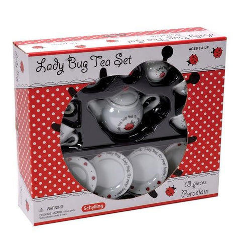 Schylling Ladybug Porcelain Tea Set