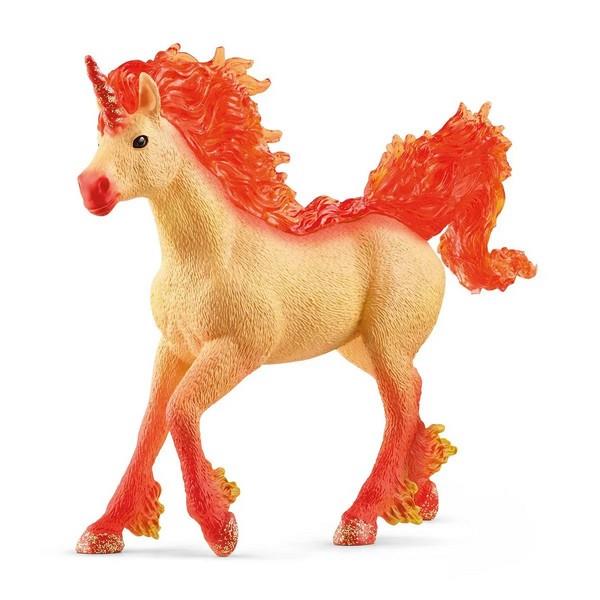 Schleich Elementa Fire Unicorn Stallion (70756)