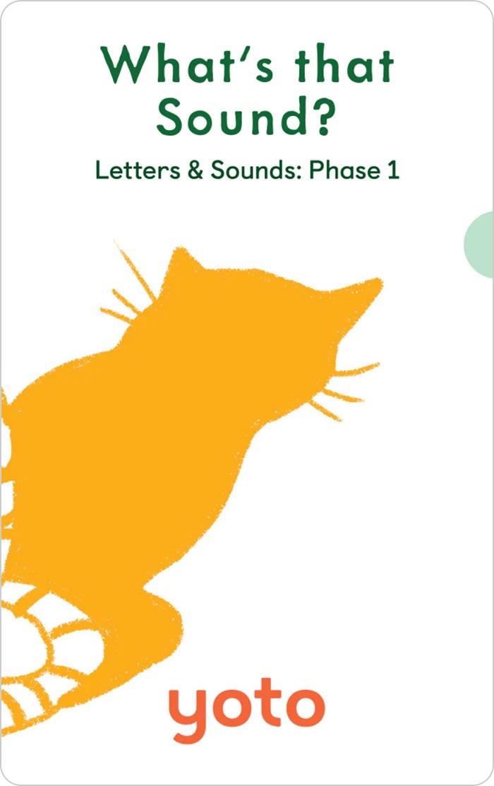 Yoto Audio Cards Pack Phonics: Letters & Sounds: Phase 1