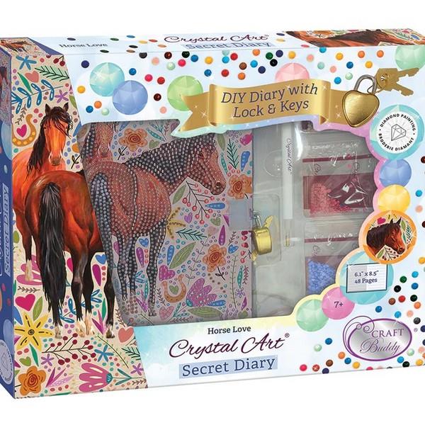 Crystal Art Secret Diary Horse Love