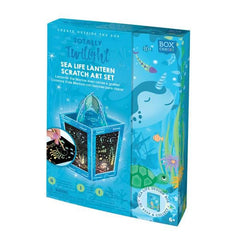 BOX CANDIY Totally Twilight Sea Life Lantern Scratch Art Set