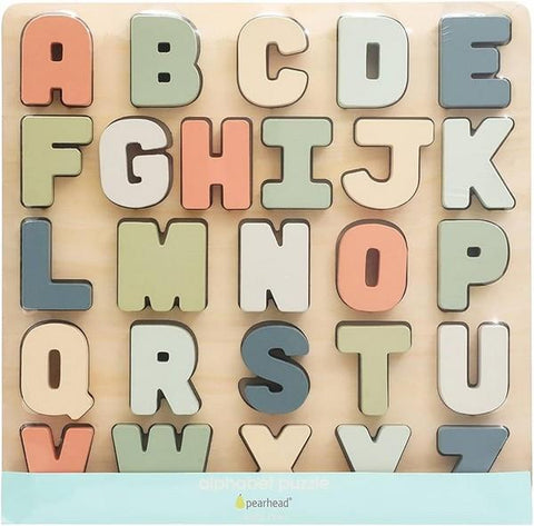 Pearhead Alphabet Puzzle Wooden