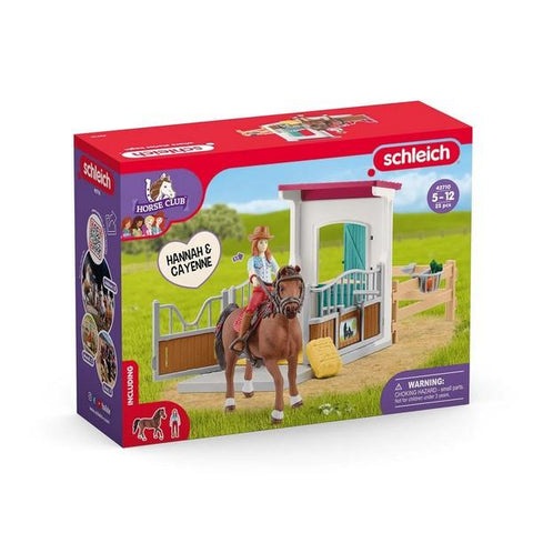Schleich Horse Box with Hannah and Cayenne (42710)