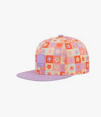 Headster Snapback Hat Quilty Flowers