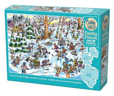 Cobble Hill Family Puzzle Hockey Town
