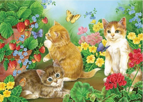 Cobble Hill Tray Puzzle Kitten Playtime