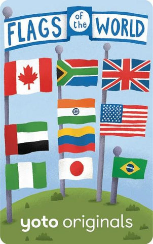 Yoto Audio Card Flags of the World