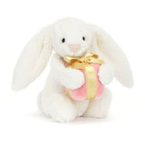 Jellycat Bashful Bunny With Present Little