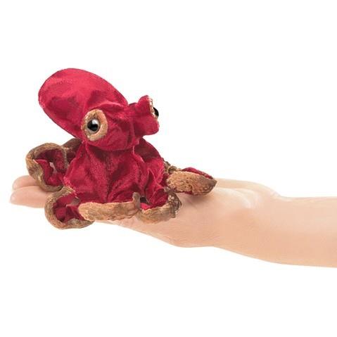 Folkmanis Mini Puppet Red Octopus