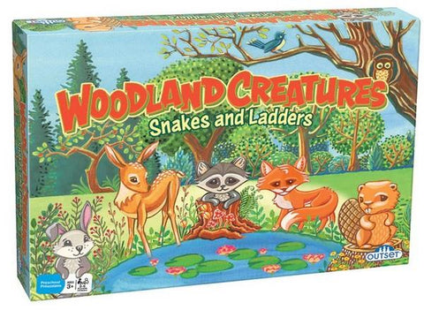 Outset Woodland Creatures Snakes & Ladders