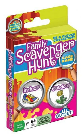 Outset Family Scavenger Hunt Card Game