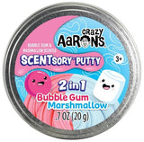 Crazy Aaron's Thinking Putty Scentsory 2-in-1 Bubble Gum & Marshmallow