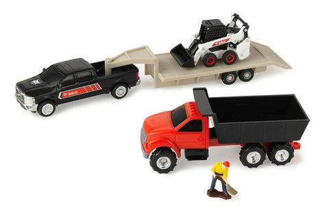 Ertl Bobcat Skid-Steer Loader Construction Set (16502)