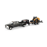 Tomy 2020 Ram 3500 Pickup with Case SV340 Skid Steer and Gooseneck Trailer (47155)