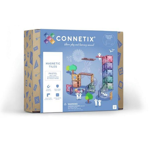 Connetix Pastel Ball Run Expansion Pack 80 pc