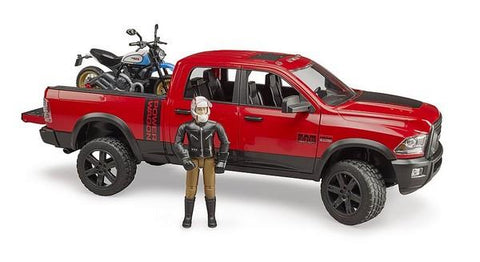 Bruder Ram 2500 Power Wagon with Ducati Desert Sled (02502)