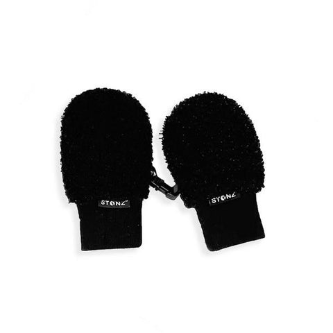 Stonz Baby Fleece Mitts 12-24 Mos Black