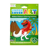 Ooly Undercover Art Hidden Pattern Coloring Activity Art Cards Dino Tales