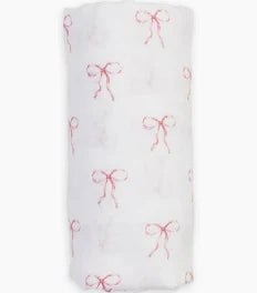 Lulujo Swaddle Blanket Bows