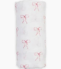 Lulujo Swaddle Blanket Bows