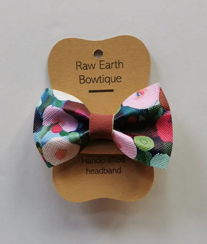 Raw Earth Bowtique Hair Clips