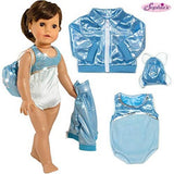 Sophia's 18" Doll Clothes Aqua Gymnastics Set