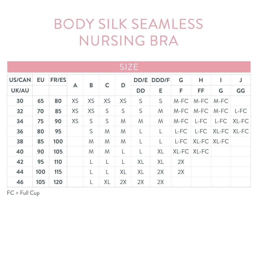 Bravado Designs Body Silk Seamless Nursing Bra, White, X-Large : :  Baby Products