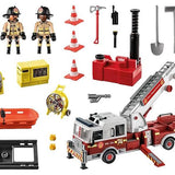 Playmobil Rescue Vehicles: Fire Engine with Tower Ladder (70935)