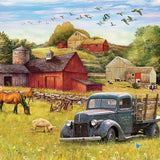 1000 Piece Puzzle Summer Afternoon on the Farm | Bumble Tree