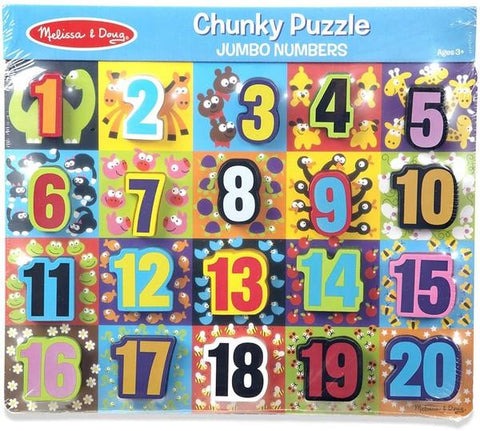 Melissa and Doug Chunky Jumbo Numbers Puzzle