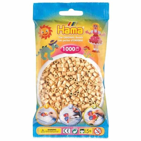 Hama 1K Midi Beads in Bag Beige