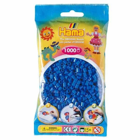 Hama 1K Midi Beads in Bag Dark Blue