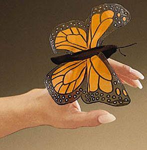 Folkmanis Mini Puppet Monarch Butterfly