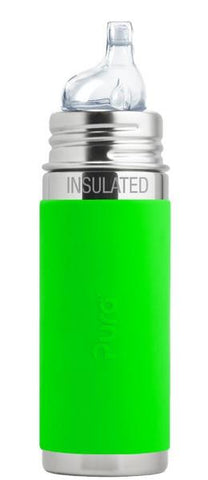 Pura Insulated 260 ml Toddler Sippy Bottle Lime
