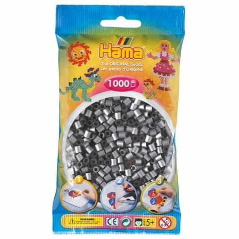 Hama 1K Midi Beads in Bag Silver