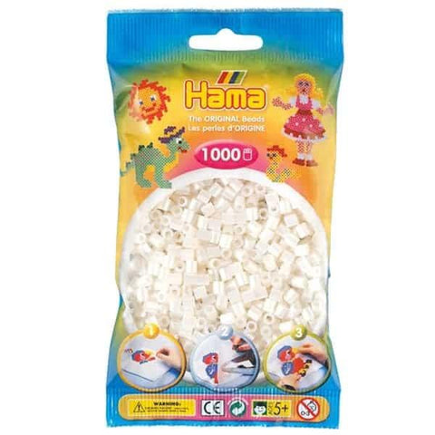 Hama 1K Midi Beads in Bag Pearl