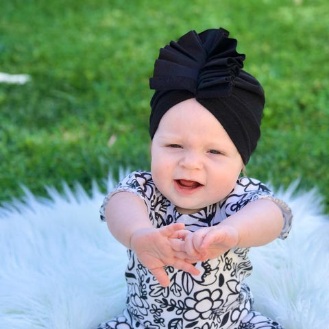 Baby Wisp Ruffle Headwrap Hat