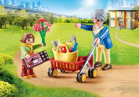 Playmobil Grandmother With Child (70194)