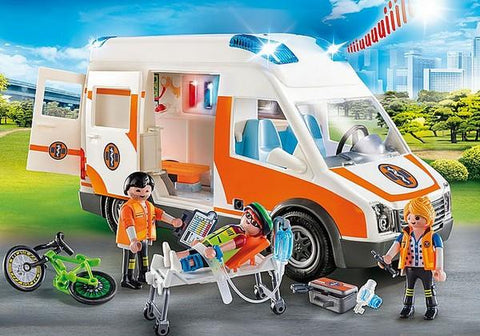 Playmobil Ambulance With Flashing Lights (70049)