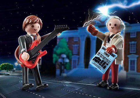 Playmobil Back To The Future Marty McFly And Dr Emmett Brown (70459)