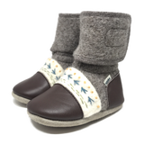 Nooks Felted Booties Caribou 0-18 Mos
