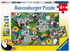 Ravensburger Koalas and Sloths 2 X 24 Piece Puzzle