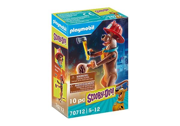 Playmobil Scooby-Doo! Collectible Firefighter Figure (70712)