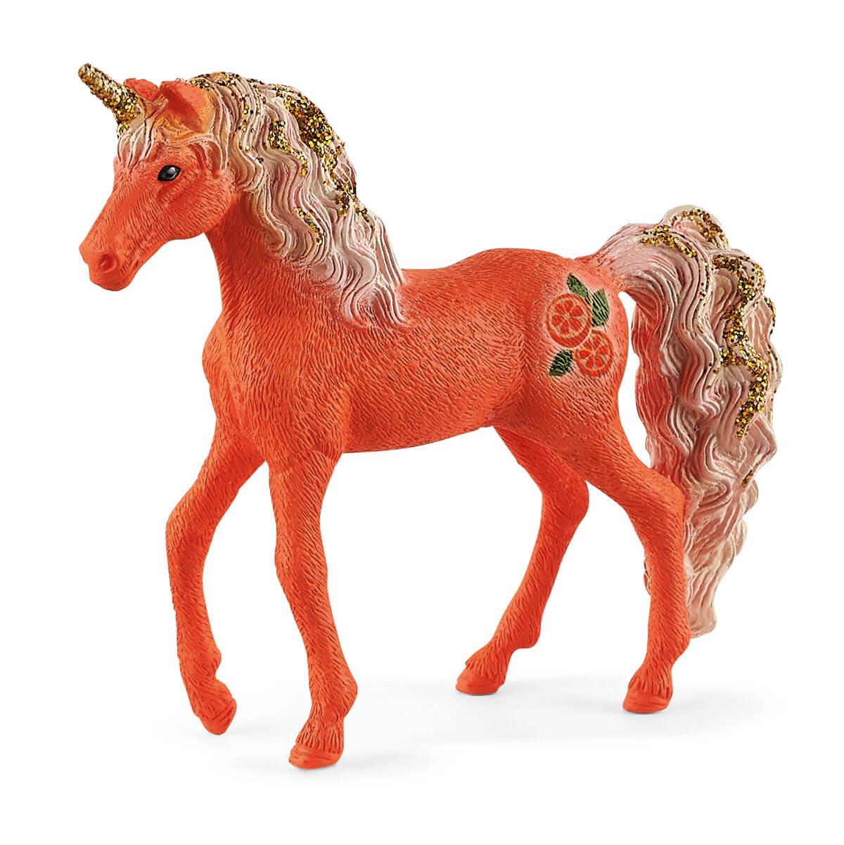 Schleich Orange Fruit Unicorn Foal (70707)